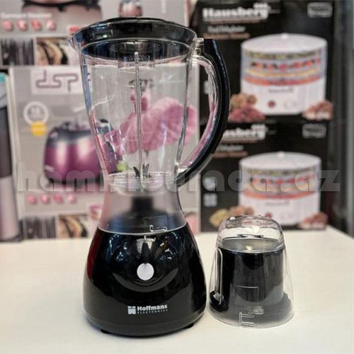 Hoffmans 1.5L Blender With Dry Mill White, Black