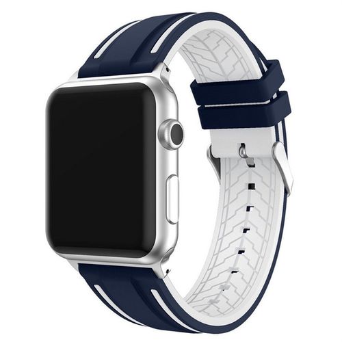 Sports Silicone let For Apple Watch Band 45mm 41mm 42/38mm 40/44mm Smart For iWatch Series 7 6 SE 5 4 3 2 1 Men Women Strap-6T