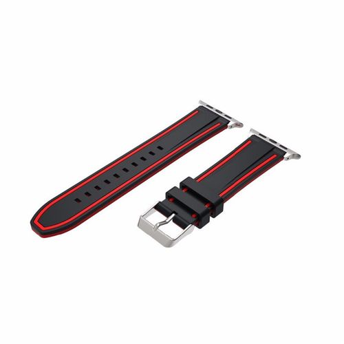Sports Silicone let For Apple Watch Band 45mm 41mm 42/38mm 40/44mm Smart For iWatch Series 7 6 SE 5 4 3 2 1 Men Women Strap-6T