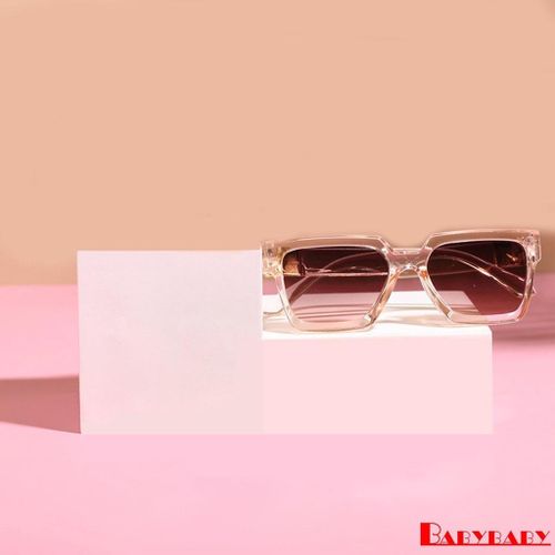 ?_?-Kids Anti-UV Dark Glasses with Square Frame Decorative Tools for Outdoor Activities