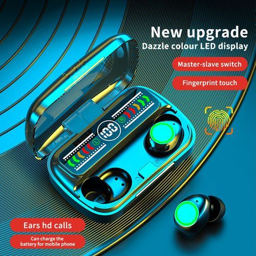 Tws Bluetooth Earphone Handfree LED Dispay Wireless Headset