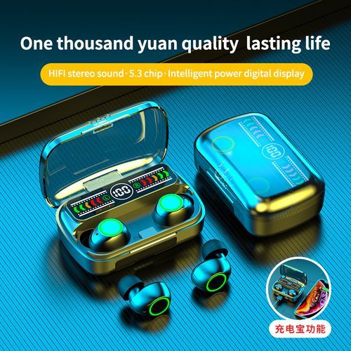 Tws Bluetooth Earphone Handfree LED Dispay Wireless Headset