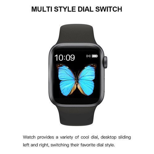 Smart Watch Waterproof Bluetooth Call Monitor Blood Pressure - Black