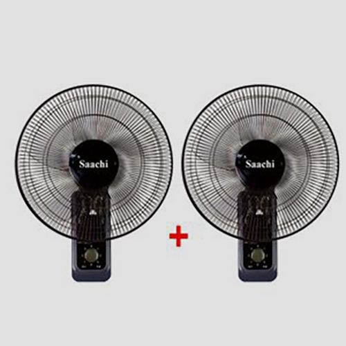 Saachi Saachi Buy One Get One Free 3 Speed Wall Fan - Black (1YR WRTY)(1 YR WRTY)