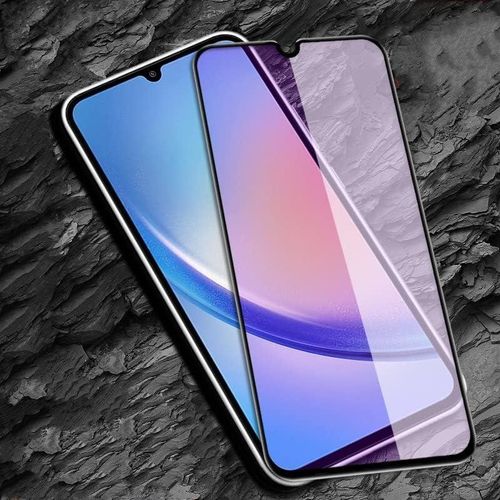 Samsung Galaxy A30 A31 A32 A33 A34 5G Tempered Glass Screen Protector Full Glue Edge To Edge Screen Glass Anti-shatter 9H Hardness Scratch Proof-Black