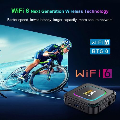 Android 13.0 Smart Set Top Box, WiFi 6 BT5.0 8K 2+16G TV Box