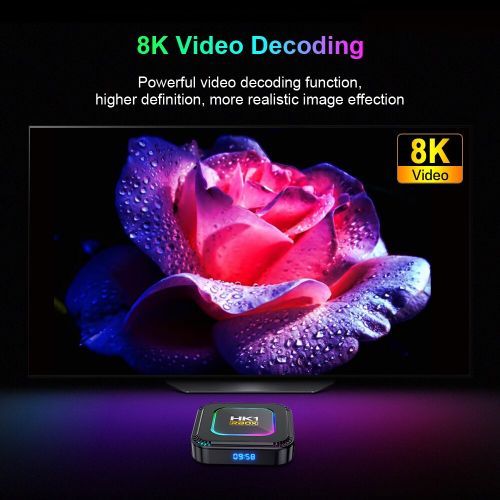 Android 13.0 Smart Set Top Box, WiFi 6 BT5.0 8K 2+16G TV Box