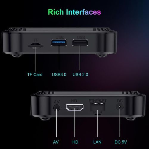 Android 13.0 Smart Set Top Box, WiFi 6 BT5.0 8K 2+16G TV Box