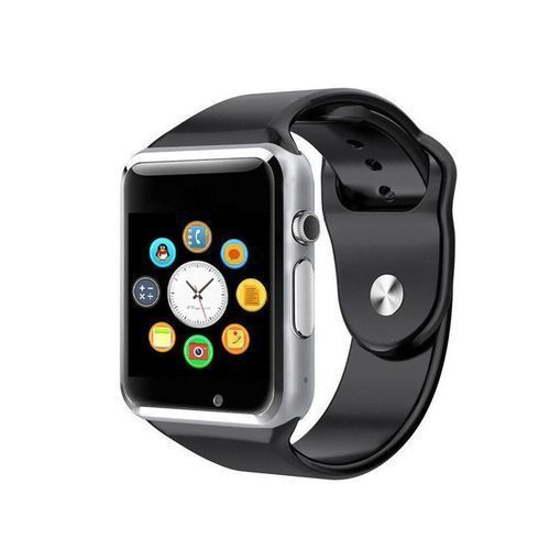 Unisex Bluetooth Smart Watch Simcard and Memory Card - Black
