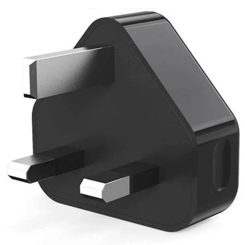 5 Watts Charger Travel Charger 3 Pin Mains And Micro USB Cable-Black