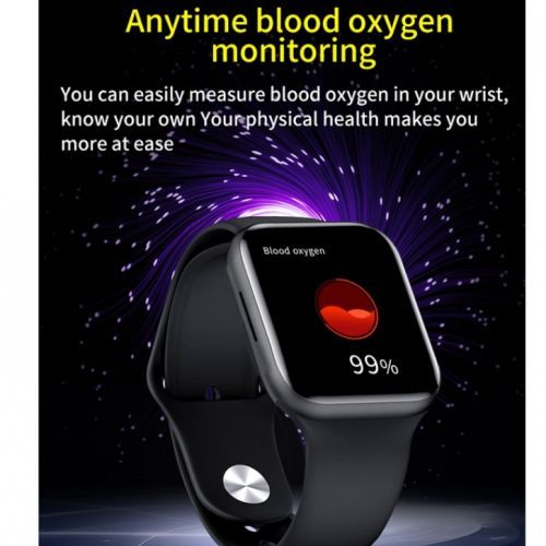 Watch Smartwatch Waterproof Bluetooth -Black