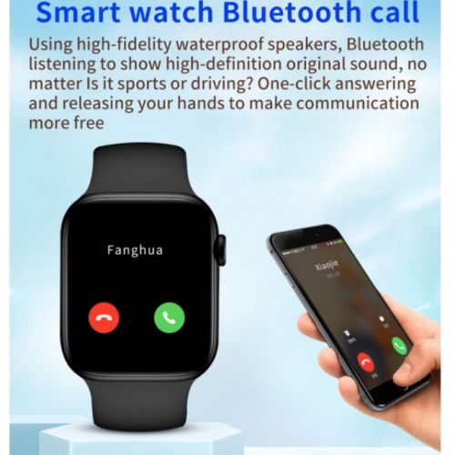 Watch Smartwatch Waterproof Bluetooth -Black
