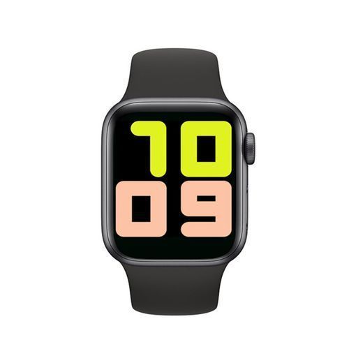 Smart Touch Screen Call Watch Heart Rate Monitoring - Black