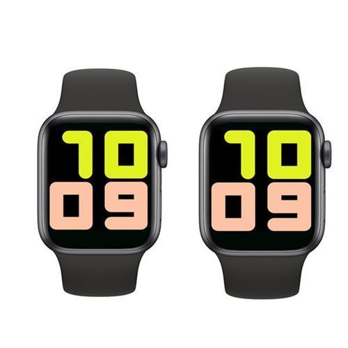 Smart Touch Screen Call Watch Heart Rate Monitoring - Black