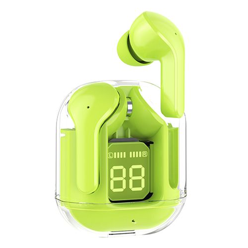 Digital Display 5.3 Bluetooth Headset Long Life Transparent Shell