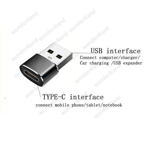 USB To USB C Adapter&Type C Male To 3.0 Female Charger