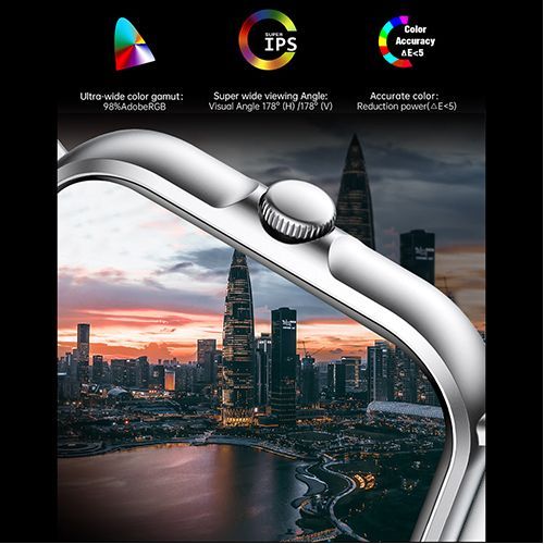 2.09 Smartwatch Full Touch Screen - Health Check Grey