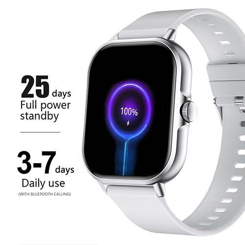 2.09 Smartwatch Full Touch Screen - Health Check Grey