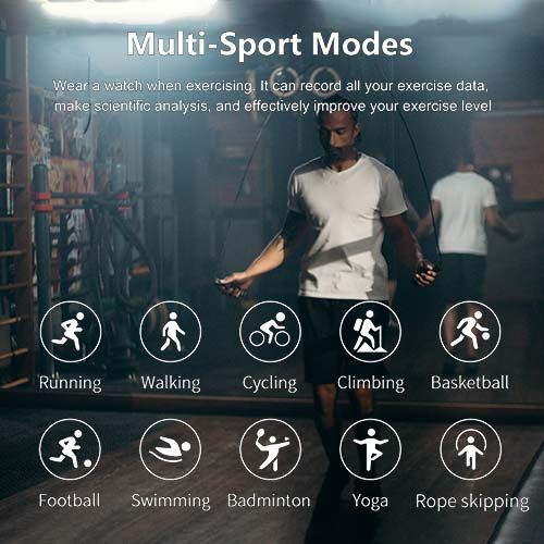 2.09 Smartwatch Full Touch Screen - Health Check Grey