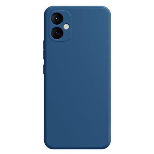 Samsung Galaxy A05 Soft Rubber Liquid Silicone Case Cover Blue