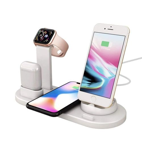 WL Universal 15W Fast Charging 3 In1 Foldable Wireless Charger Stand Holder Wirel Fast Charging Dock Stand Desktop Charging Station