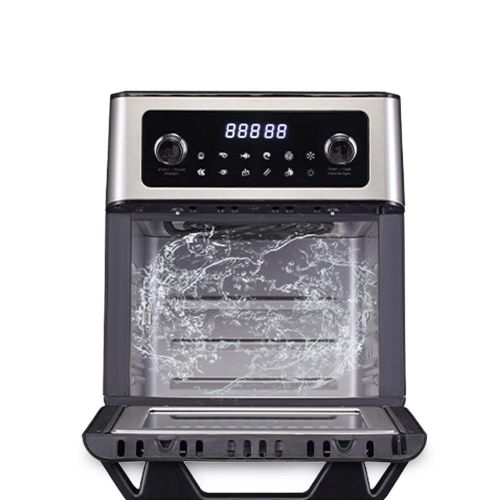 Saachi 12L Air Fryer Oven Roaster Grill-Grey With 11 Cooking  Functions And Display Screen- Grey