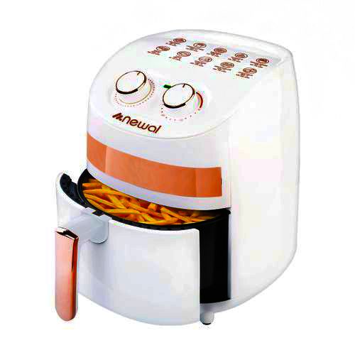Newal 3.5 Litre Automatic Dual Temperature Control Knob Air Fryer -  White(1 YR WRTY)