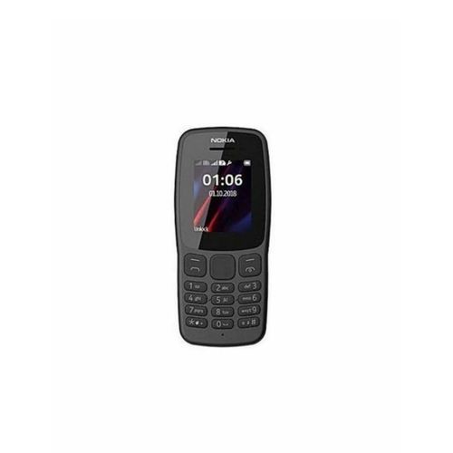 Nokia 106 1.8'' 4MB RAM 4MB ROM Dual Sim Phone with Free Headsets - Black(1 YR WRTY)
