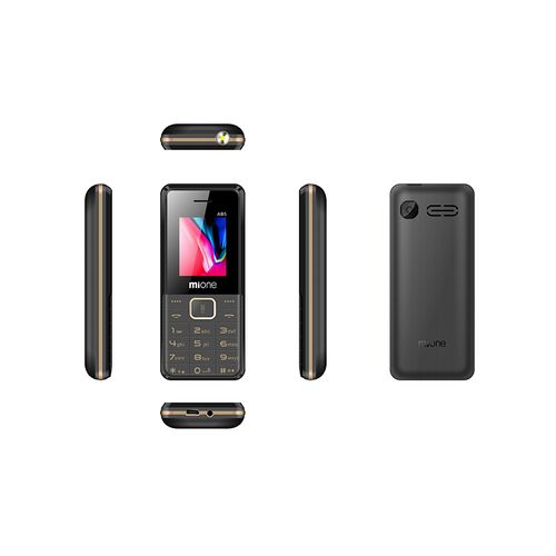 Mione AB5-Dual SIM 1.77" 2000mAh With Camera-Black&Golden(1 YR WRTY)
