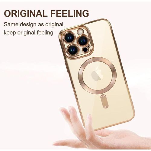Apple IPhone 11 12 13 14 15 And Pro Max Series Transparent Thick Shock Proof Soft Phone Case For IPhone Cover, IPhone 15 14 13 12 11 Pro Max Phone Case, Heavy Duty 3 Layers Shockproof Full Body Rugged Hybrid Case For IPhone 15 Pro Max Gold