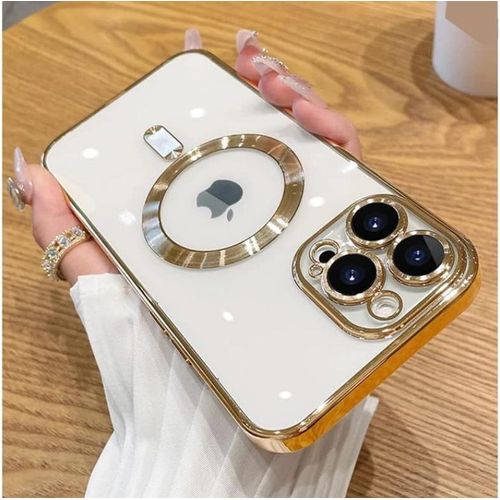 Apple IPhone 11 12 13 14 15 And Pro Max Series Transparent Thick Shock Proof Soft Phone Case For IPhone Cover, IPhone 15 14 13 12 11 Pro Max Phone Case, Heavy Duty 3 Layers Shockproof Full Body Rugged Hybrid Case For IPhone 15 Pro Max Gold