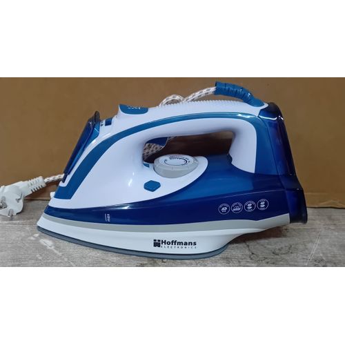 Dsp Steam Iron With Self Cleaning Ceramic Soleplate Steam Flat Iron - Blue