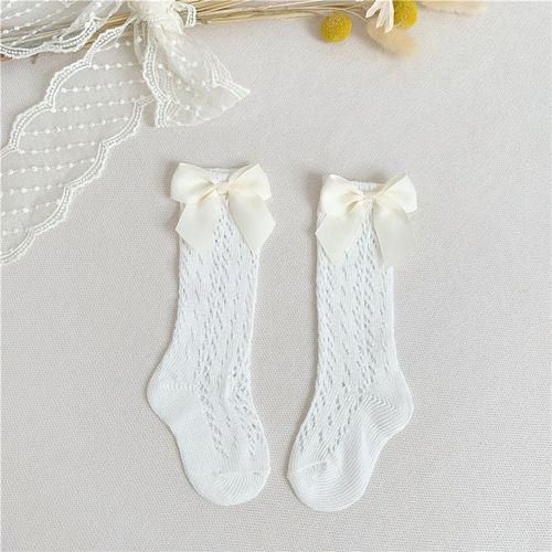 Baby Girls Long Kids Socks Knee Sock Brand Bow New Toddlers