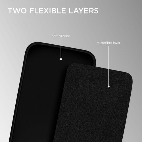 Samsung Galaxy A50, A51, A52, A53, A54 5G Silicon Phone Cover Case-Black.