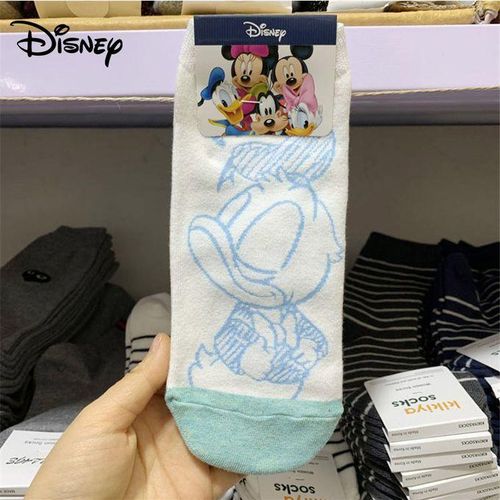 Girl Printing Disney Cartoon Socks Sketch Mickey Minnie