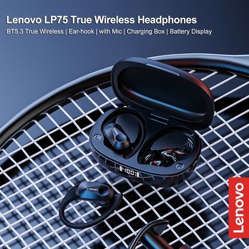 Lenovo LP75 BT5.3 True Wireless Headphones With Mic