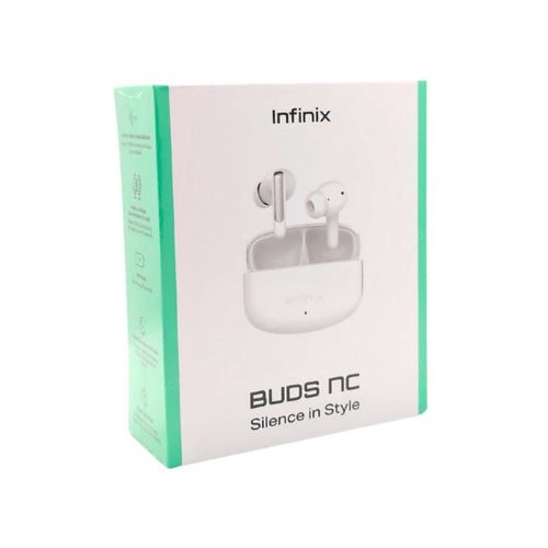 Infinix EarBuds Nc XE28 Water Resistant With Noise Cancellation - White/Green