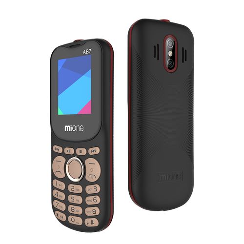 Mione AB7-Dual SIM 1.77" 1050mAh With Camera-Black&Red (1YR WRTY)