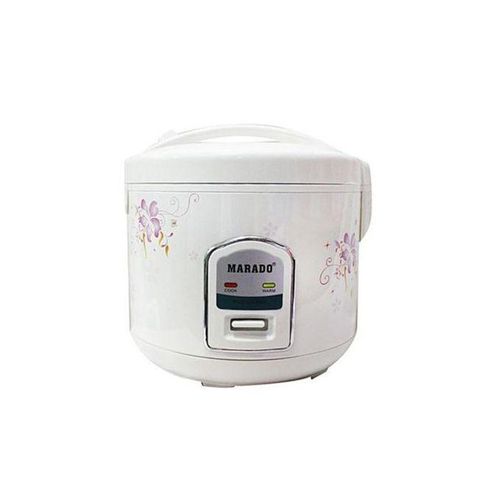 Marado ELectric Rice Cooker - 2L - White, Black