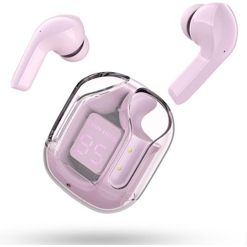 Ace Elec BT 5.3 ENC Mini Crystal Earbuds 25Hours Playtime