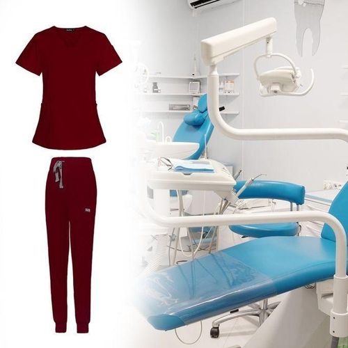 Nursing Scrubs Uniform Soft Blouse With Scrub Top And S