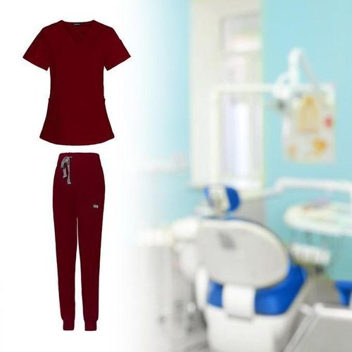 Nursing Scrubs Uniform Soft Blouse With Scrub Top And S