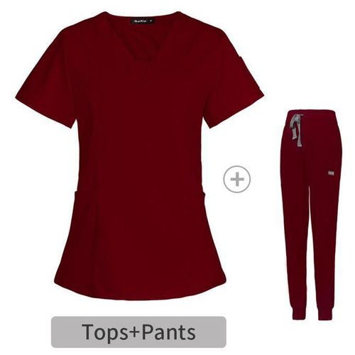Nursing Scrubs Uniform Soft Blouse With Scrub Top And S
