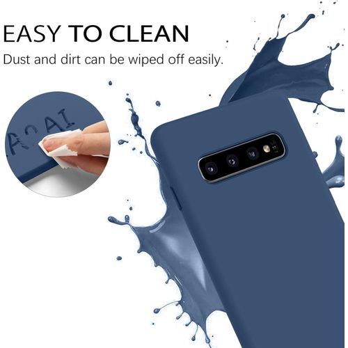 Samsung Samaung Galaxy S10e, S10, S10 Plus, S10 5G Silicone Case-Navy Blue