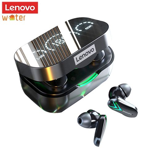 Lenovo XT82 Earbuds Wireless Headsets Bluetooth 5.1 Earphones Dual Stereo Noise Reduction Heavy Bass - Black
