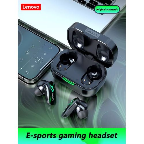 Lenovo XT82 Earbuds Wireless Headsets Bluetooth 5.1 Earphones Dual Stereo Noise Reduction Heavy Bass - Black