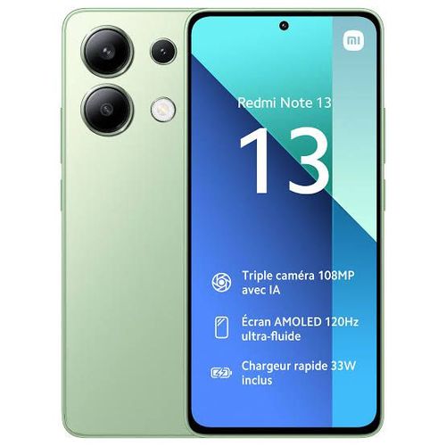 Redmi Note 13 4G 6.67" 8GB RAM 256GB ROM 108MP 5000mAh - Black