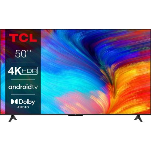 TCL 50 Inch UHD 4K HDR Google TV Smart Android LED TV Bluetooth Youtube Netflix Prime Video Google Play Chromecast Built-In With Inbuilt Free To Air Decoder – Black