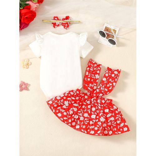 3-24months toddler baby girl rabbit bodysuit skirt headwear