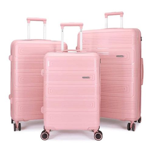 Good Partner A Set Of 3 In 1 Pure Rubber Unisex Strong Material Durable Double Zipper Extremely Durability Anti-thfety zip 8-wheel